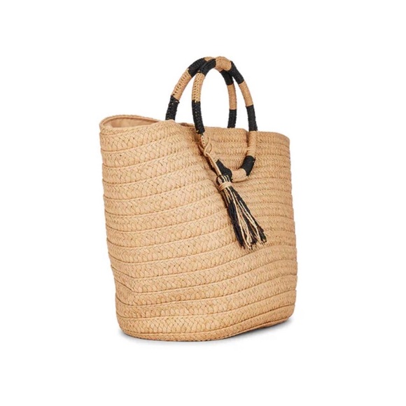 NWT 8 Other Reasons x REVOLVE Day Trip Bag in natural - Picture 5 of 8